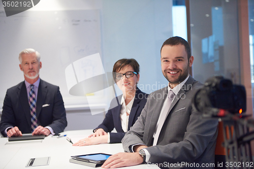 Image of business people group on meeting