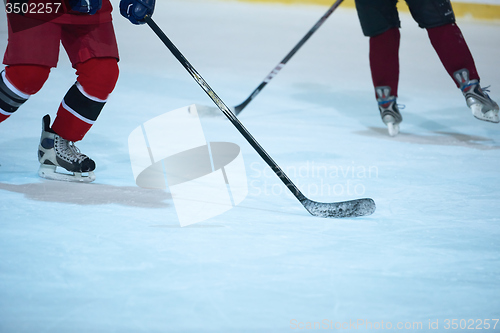 Image of ice hockey player in action
