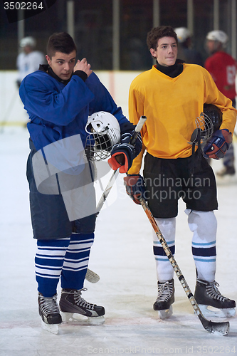 Image of ice hockey sport players