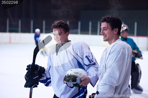 Image of ice hockey sport players