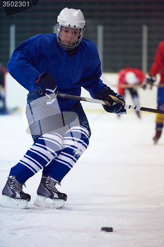 Image of ice hockey player in action