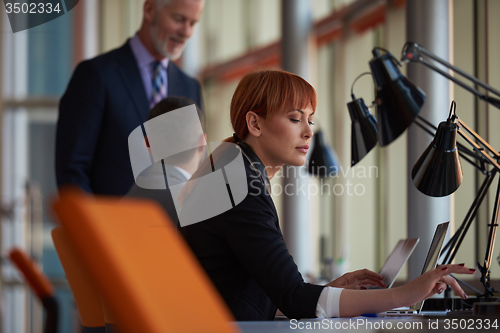 Image of business people group on meeting