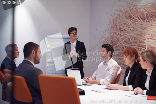 Image of business people group on meeting