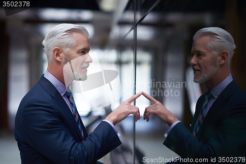 Image of senior business man portrait