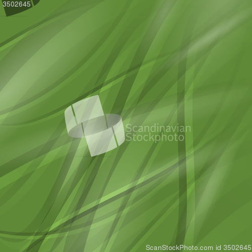 Image of Line Green Wave Pattern.