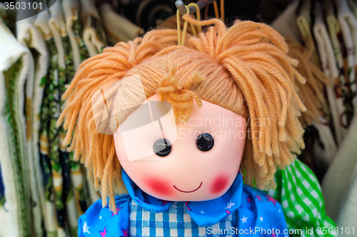 Image of Souvenirs and toys in the shop window