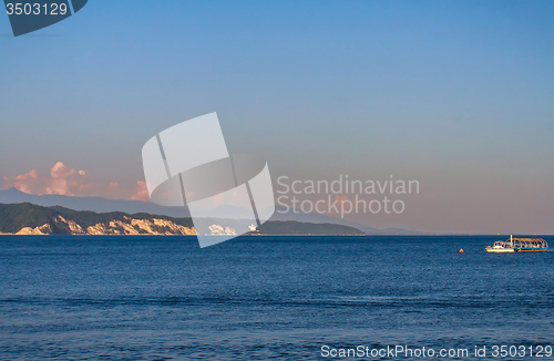 Image of Landscape with sea views. Pitsunda, Abkhazia.