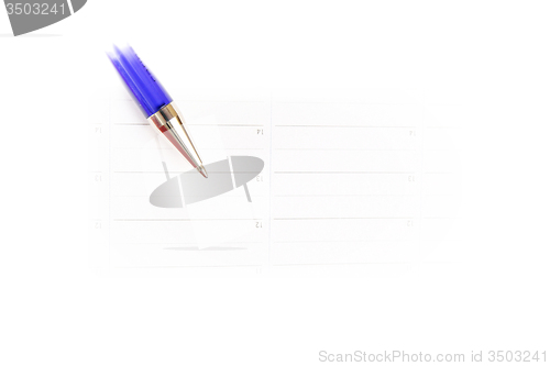 Image of Color pencil and agenda