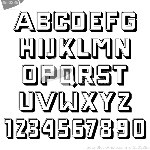 Image of Handmade retro font