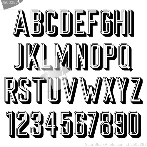 Image of Handmade retro font