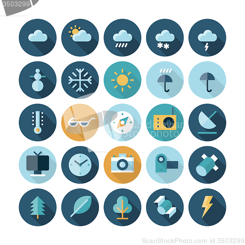 Image of Flat design icons for user interface