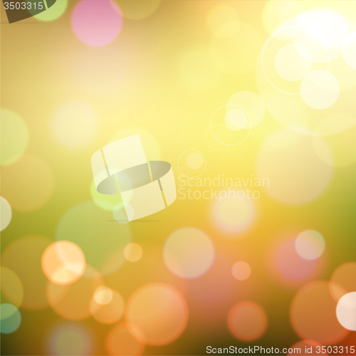 Image of Colorful Bokeh Background