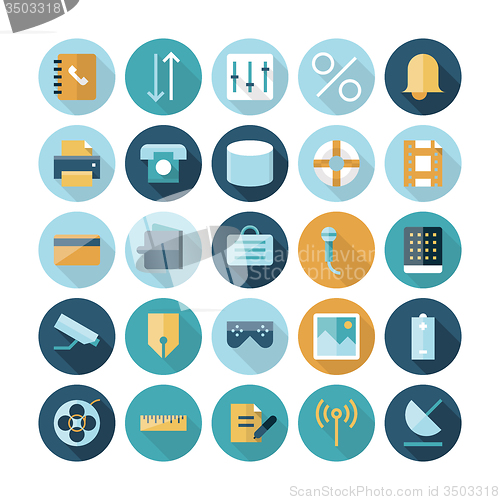 Image of Flat design icons for user interface