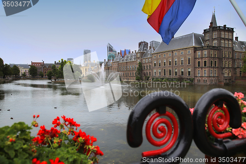 Image of Binnenhof Palace, Dutch Parlament in the Hague, Netherlands