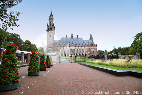 Image of The Peace Palace - International Court of Justice in The Hague, 