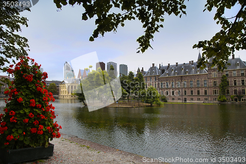 Image of Binnenhof Palace, Dutch Parlament in the Hague, Netherlands