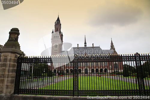 Image of The Peace Palace - International Court of Justice in The Hague, 