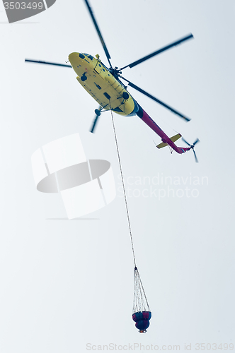 Image of Fire helicopter MI-8