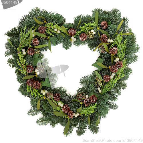 Image of Heart Shaped Wreath