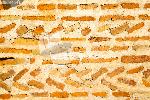 Image of texture wall in africa morocco  