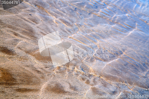 Image of dune   africa brown coastline   near atlantic ocean