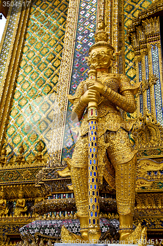 Image of demon in the temple bangkok a  warrior