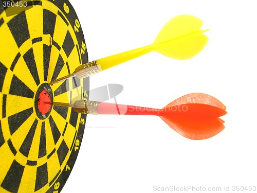 Image of target and darts