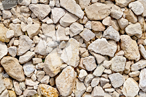 Image of Crushed sandstone on dirt road