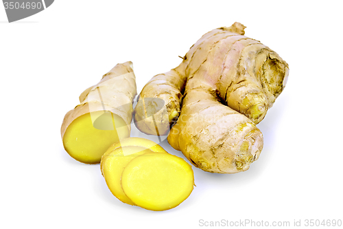 Image of Ginger root cut