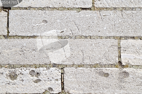 Image of Wall of cinder block