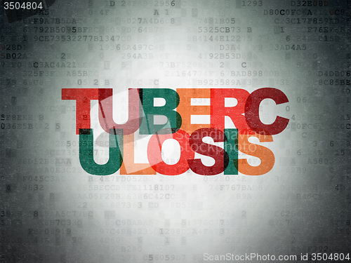 Image of Healthcare concept: Tuberculosis on Digital Paper background