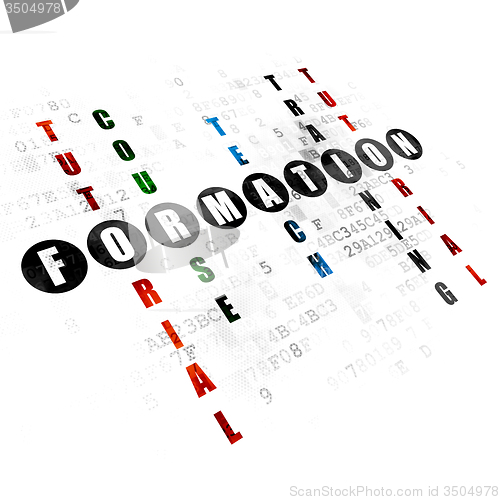 Image of Studying concept: Formation in Crossword Puzzle