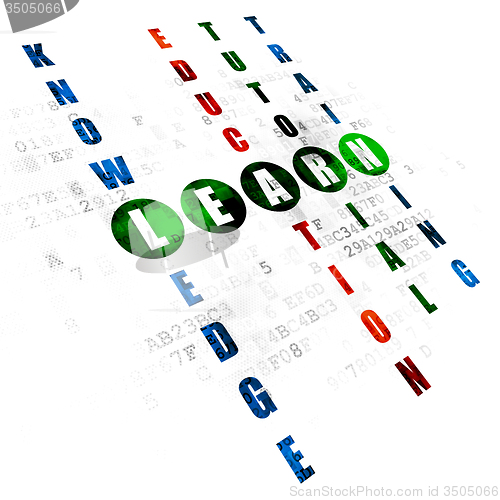 Image of Studying concept: Learn in Crossword Puzzle