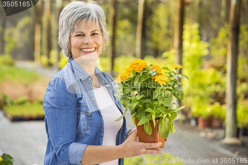 Image of Working in a flower shop