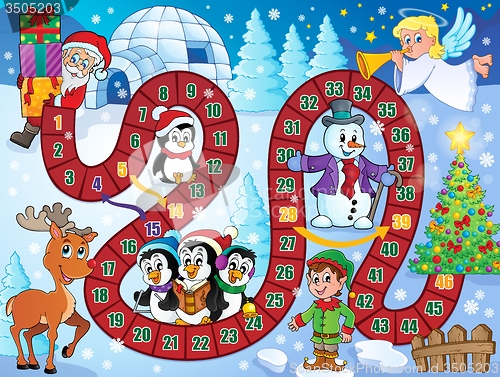 Image of Board game image with Christmas theme 1