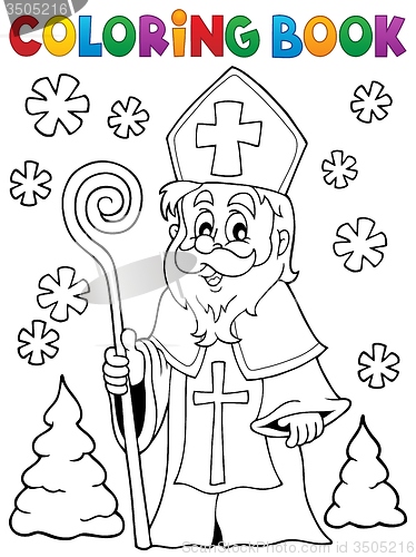 Image of Coloring book Saint Nicolas theme 1