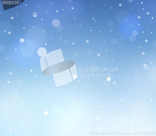 Image of Abstract snow theme background 3