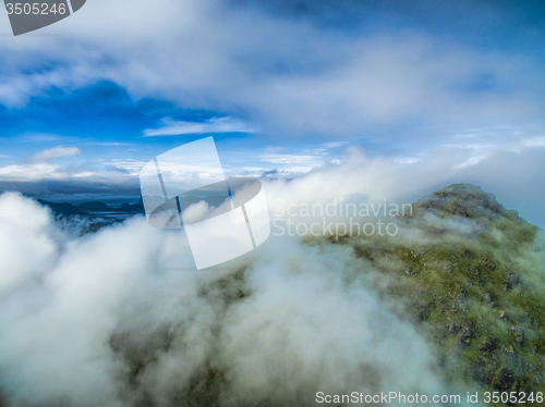 Image of Above clouds on Lofoten