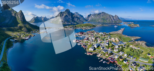 Image of Reine aerial panorama