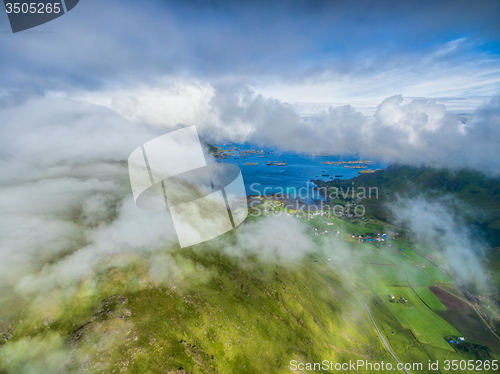 Image of Clouds above Lofoten