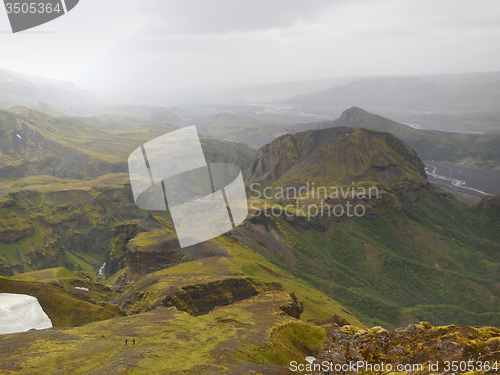 Image of rock formation in Iceland