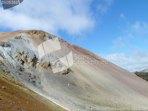 Image of rock formation in Iceland