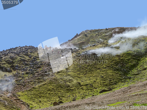 Image of rock formation in Iceland