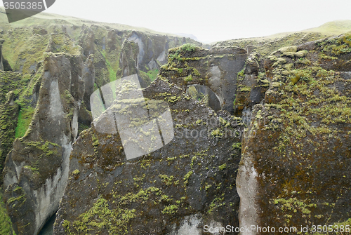 Image of rock formation in Iceland