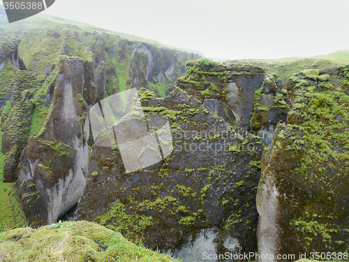 Image of rock formation in Iceland