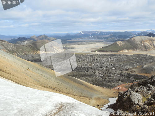 Image of rock formation in Iceland