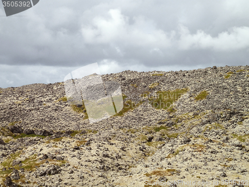 Image of rock formation in Iceland