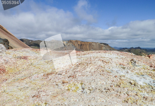 Image of rock formation in Iceland