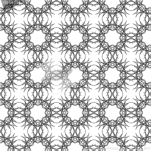 Image of Ornamental Texture on White Background