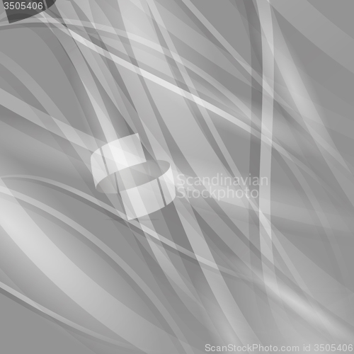 Image of Abstract Grey Wave Background